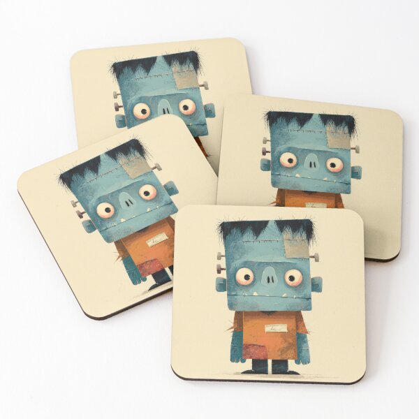 Item preview, Spooky Cute Frankenstein Monster Halloween Art designed and sold by GolDreamShop.