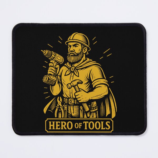 Item preview, Hero Of Tools Mechanic Garage Funny Saying designed and sold by LuminOrb.