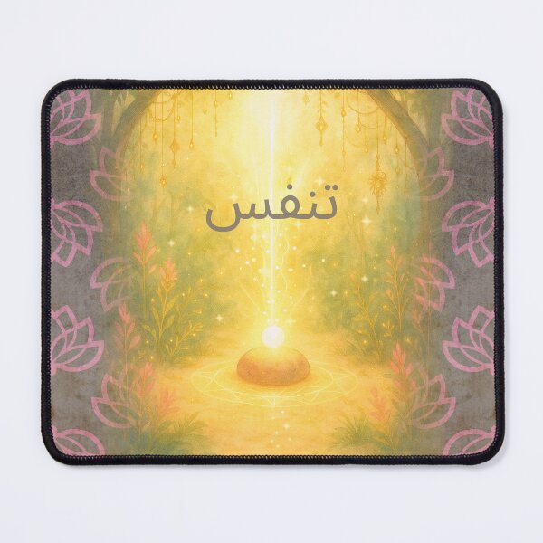 Item preview, تنفس – ضوء ذهبي في الغابة / Breathe – Golden Forest Light designed and sold by aluzia.design.