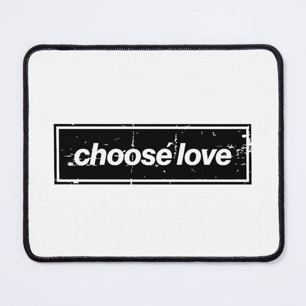 Item preview, Choose Love Oasis Distressed Typography – Bold Positive Message Design Black designed and sold by Butter Creative.