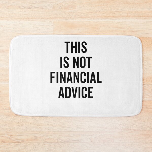 Item preview, This Is Not Financial Advice designed and sold by Frank Ring.