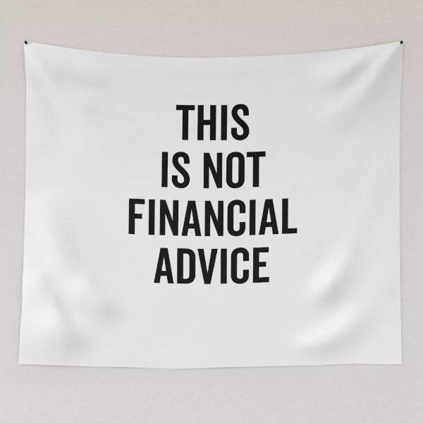 Item preview, This Is Not Financial Advice designed and sold by Frank Ring.