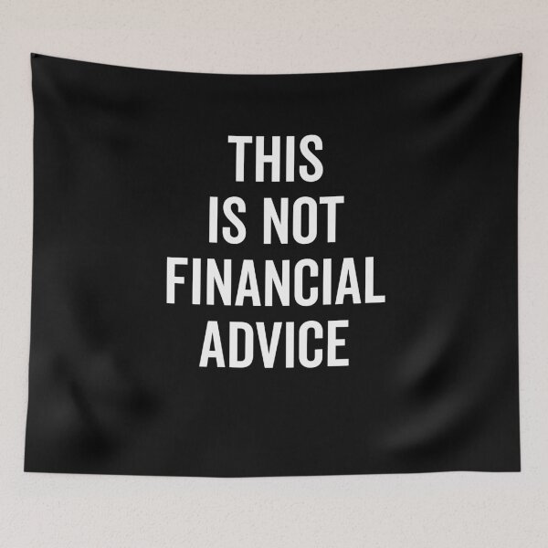 Item preview, This Is Not Financial Advice designed and sold by Frank Ring.