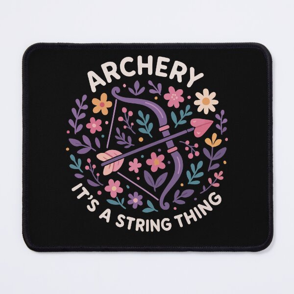 Item preview, Archery It's A String Thing Bow Archer designed and sold by LuminOrb.