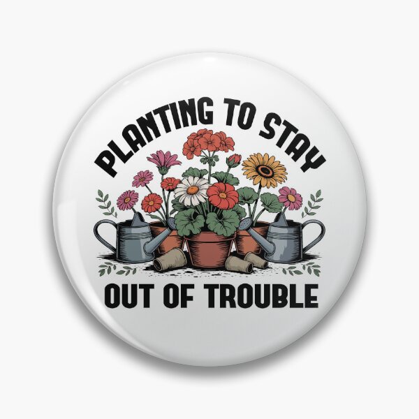 Item preview, Planting To Stay Out Of Trouble Funny Gardening Design, Plant Lover, Floral Garden Summer Tee, Plant Gift Sublimation Designs designed and sold by Merchall  store.