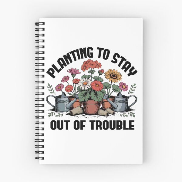 Item preview, Planting To Stay Out Of Trouble Funny Gardening Design, Plant Lover, Floral Garden Summer Tee, Plant Gift Sublimation Designs designed and sold by Merchall  store.