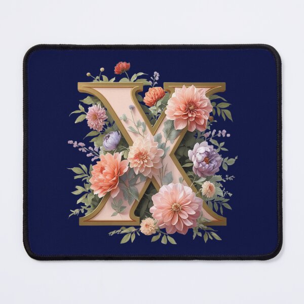 Item preview, Elegant Floral Monogram Letter X – Botanical Initial with Peonies, Roses & Dahlias | Personalized Gift & Feminine Decor designed and sold by AmenAlways.