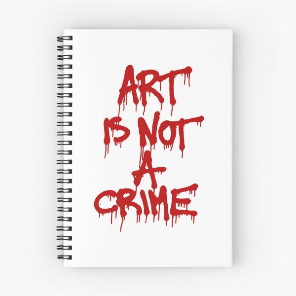 Item preview, art is not a crime designed and sold by Mesusi.