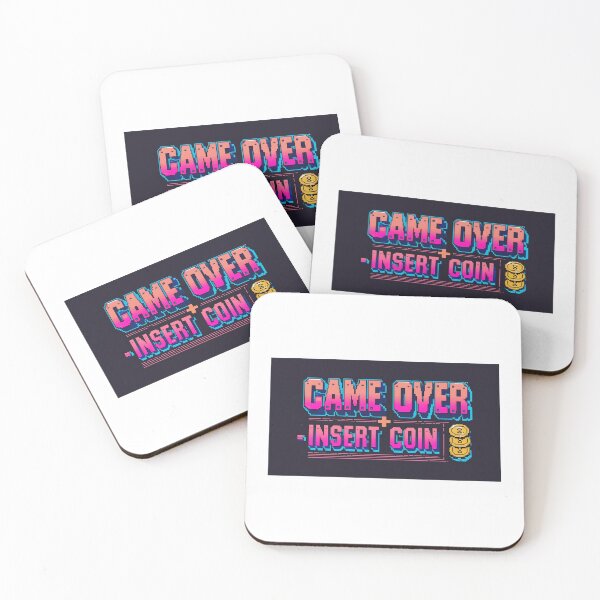 Item preview, GAME OVER – INSERT COIN Retro Pixel Design designed and sold by Respawned.