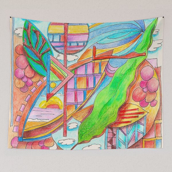 Item preview, abstracto com folhas designed and sold by Tereza Pilar  Art.