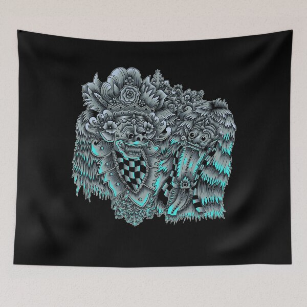 Item preview, Barong Mask: Iconic Balinese Mythical Protector Design designed and sold by FK2012.