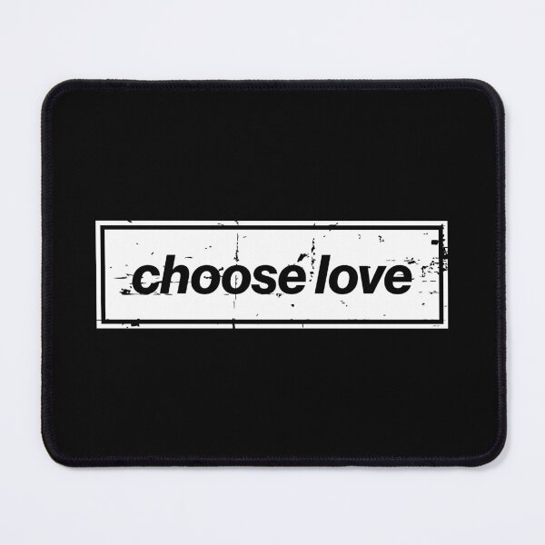 Item preview, Choose Love Oasis Distressed Typography – Bold Positive Message Design White designed and sold by Butter Creative.