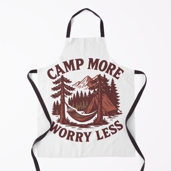 Item preview, Camp More Worry Less Funny Camping Camper designed and sold by LuminOrb.
