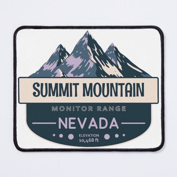 Item preview, Summit Mountain, Monitor Range, Nevada, Mountain Design designed and sold by Wanderful-roads.