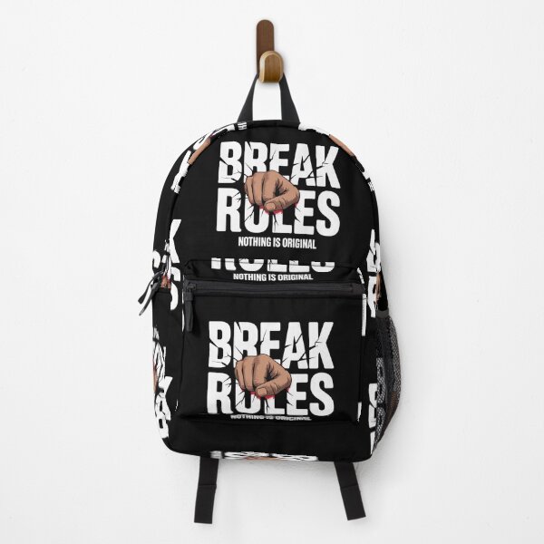Item preview, Break Rules Nothing Is Original Fist Punch Design designed and sold by TipTop GFX.