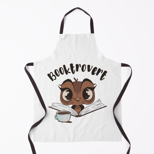 Item preview, Booktrovert owl with book and coffee designed and sold by HandicraftArt.