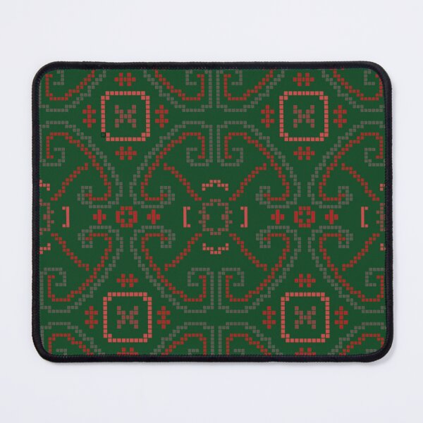 Item preview, Hand-embroidered fabric patterns designed and sold by Art by Tualeg.