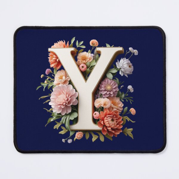 Item preview, Elegant Floral Monogram Letter Y – Botanical Initial with Peonies, Roses & Dahlias | Personalized Gift & Feminine Decor designed and sold by AmenAlways.