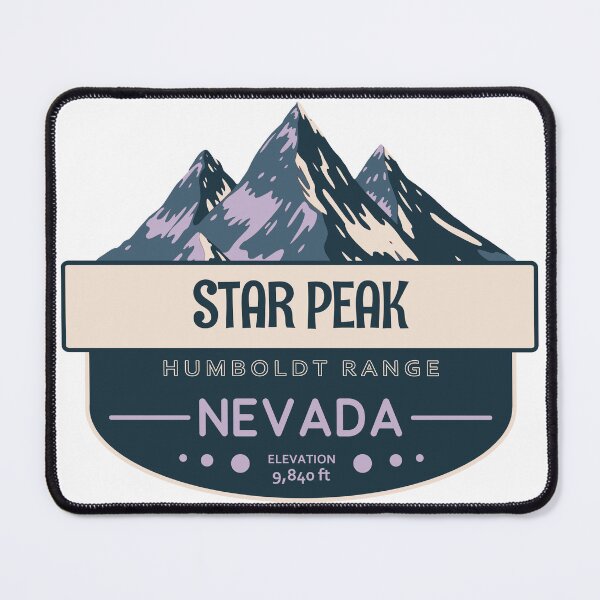 Item preview, Star Peak, Humboldt Range, Nevada, Mountain Design designed and sold by Wanderful-roads.