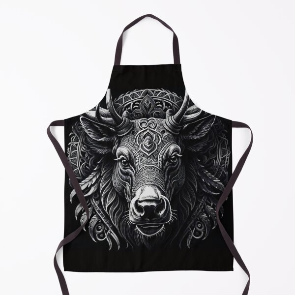 Item preview, Artistic Alaska/Yukon moose tattoo #4 designed and sold by Helios Be. Lavsh.