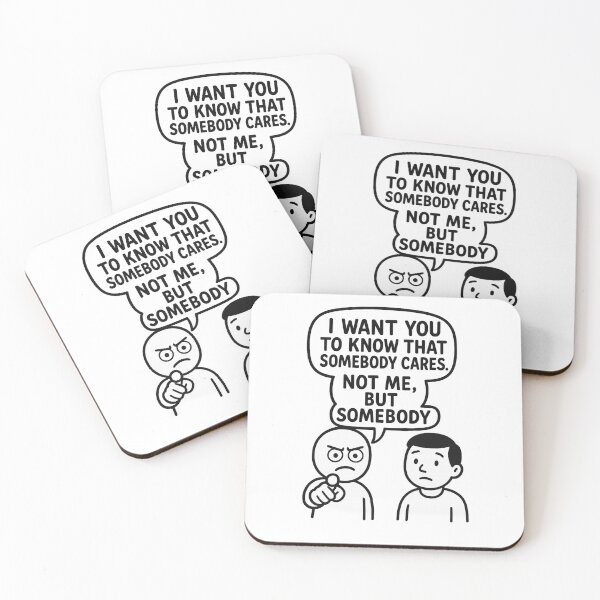 Item preview, Somebody Cares Funny Sarcasm Comic designed and sold by Nuvijo.