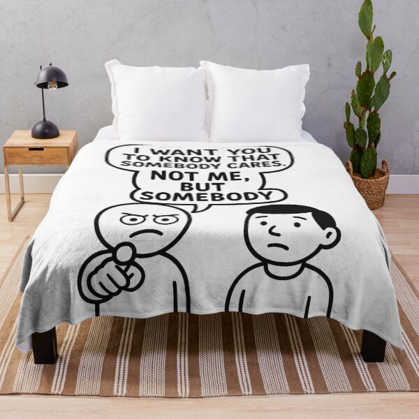 Item preview, Somebody Cares Funny Sarcasm Comic designed and sold by Nuvijo.