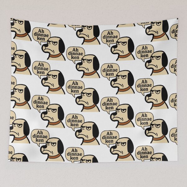 Item preview, Scottish Saying Ah Dinnae Ken Funny Dog Meme Scotland Humour  designed and sold by EdgyEdgeArt.