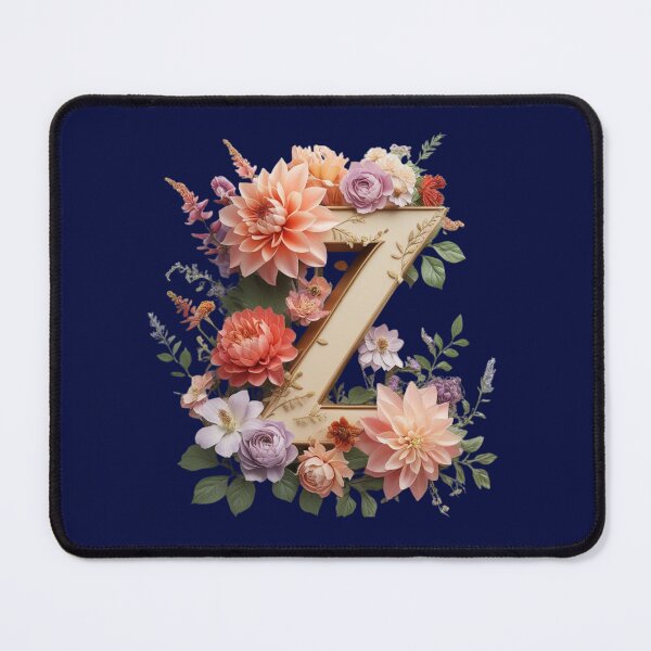 Item preview, Elegant Floral Monogram Letter Z – Botanical Initial with Peonies, Roses & Dahlias | Personalized Gift & Feminine Decor designed and sold by AmenAlways.