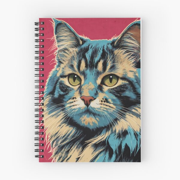 Item preview, Street Art Cats - Norwegian Forest Cat designed and sold by Skyeleigh and Spideough.