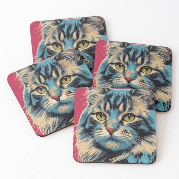 Item preview, Street Art Cats - Norwegian Forest Cat designed and sold by Skyeleigh and Spideough.