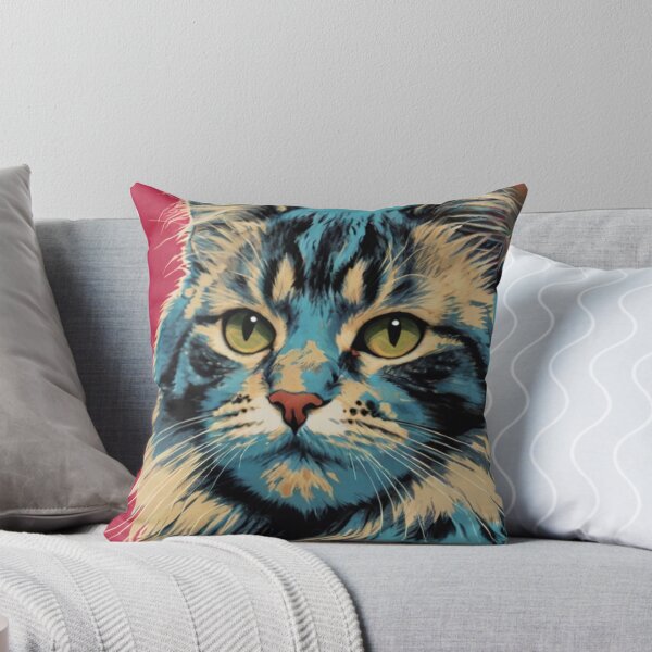 Item preview, Street Art Cats - Norwegian Forest Cat designed and sold by Skyeleigh and Spideough.