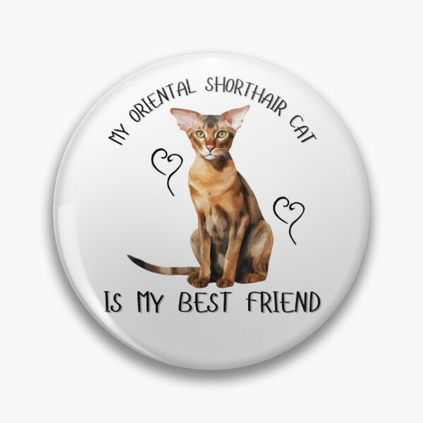 Item preview, My Oriental Shorthair Cat Is My Best Friend designed and sold by Viikis.