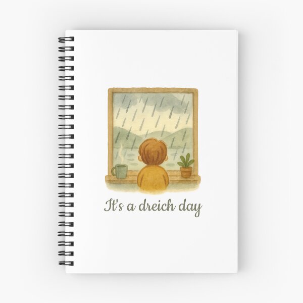 Item preview, Its A Dreich Day Scottish Weather Saying Rain Scotland Humour designed and sold by EdgyEdgeArt.