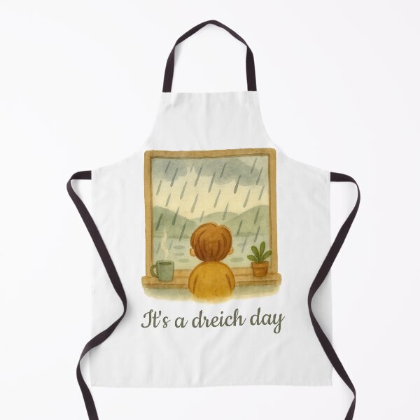 Item preview, Its A Dreich Day Scottish Weather Saying Rain Scotland Humour designed and sold by EdgyEdgeArt.