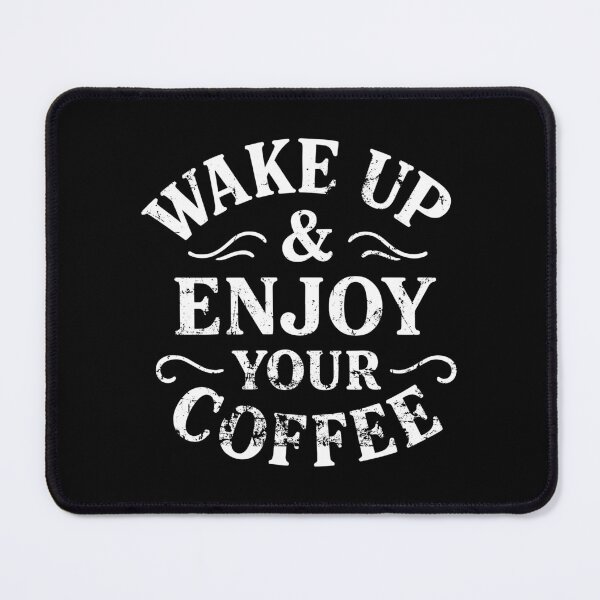 Item preview, Wake Up and Enjoy Your Coffee – Vintage Typography designed and sold by Lyssarien.