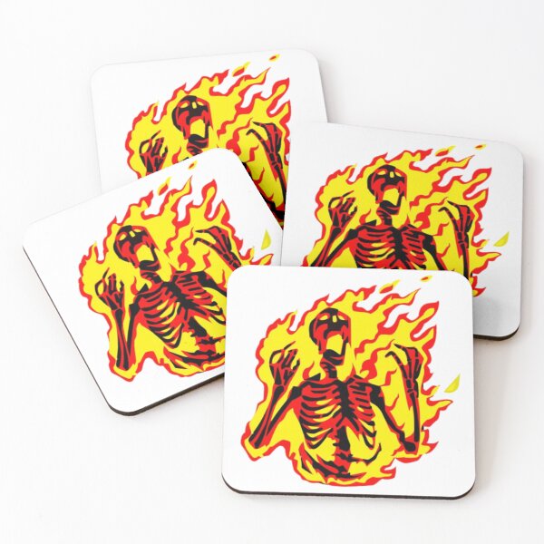 Item preview, Burning Skeleton designed and sold by kyokyyosei.