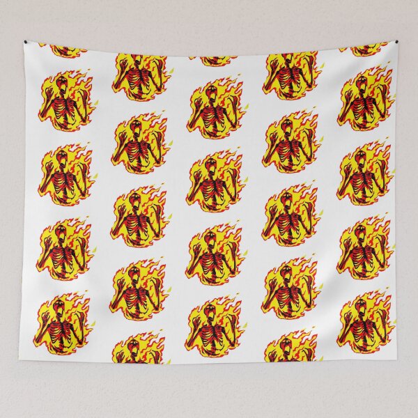 Item preview, Burning Skeleton designed and sold by kyokyyosei.