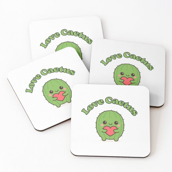Item preview, Love Cactus – Cute Kawaii Chibi Plant Design designed and sold by artbyTSR.