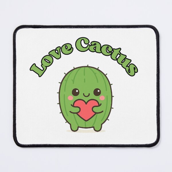 Item preview, Love Cactus – Cute Kawaii Chibi Plant Design designed and sold by artbyTSR.