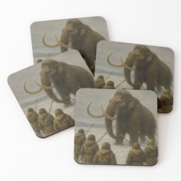 Item preview, Woolly Mammoth Stand | Perfect for Extinct Creature Lovers designed and sold by CornerstonePics.