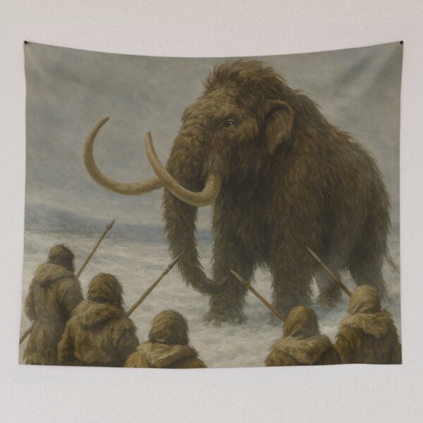 Item preview, Woolly Mammoth Stand | Perfect for Extinct Creature Lovers designed and sold by CornerstonePics.