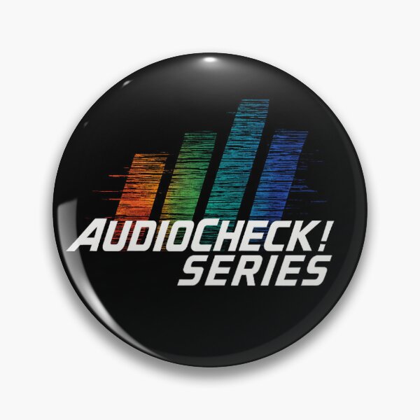 Item preview, Official AudioCheck! Series Pin Button designed and sold by AudioCheck.