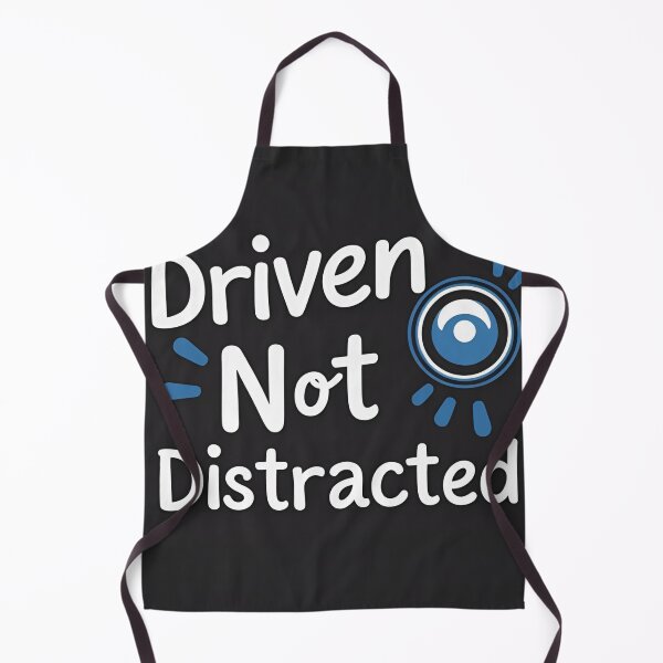 Item preview, Driven Not Distracted – Focused Mindset & Motivational Quote Design designed and sold by aslya-top.
