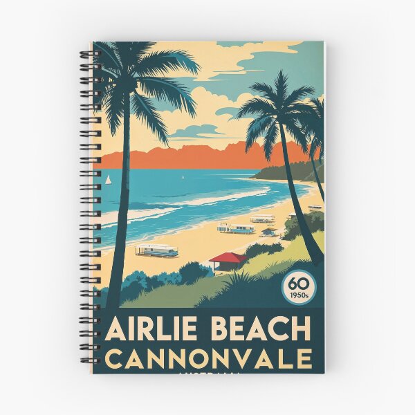 Item preview, Airlie Beach Australia Vintage Travel Tourism designed and sold by TravelersGems.