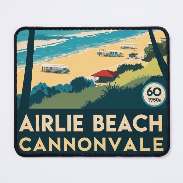 Item preview, Airlie Beach Australia Vintage Travel Tourism designed and sold by TravelersGems.