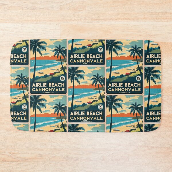 Item preview, Airlie Beach Australia Vintage Travel Tourism designed and sold by TravelersGems.
