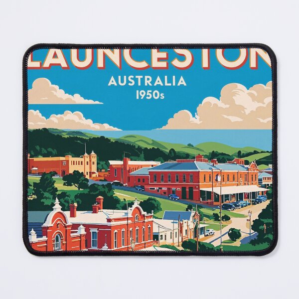 Item preview, Launceston Australia Vintage Travel Tourism designed and sold by TravelersGems.