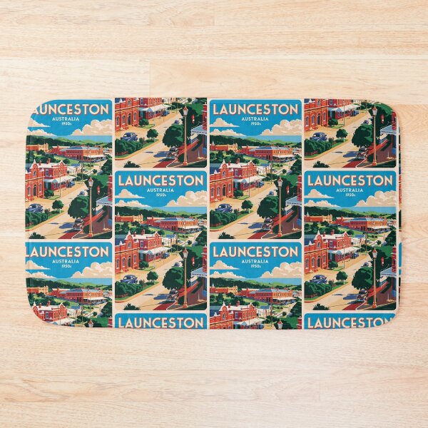 Item preview, Launceston Australia Vintage Travel Tourism designed and sold by TravelersGems.