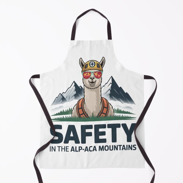 Item preview, Funny Alpaca Mountain Safety Hiking Adventure designed and sold by PeteLawliiet.