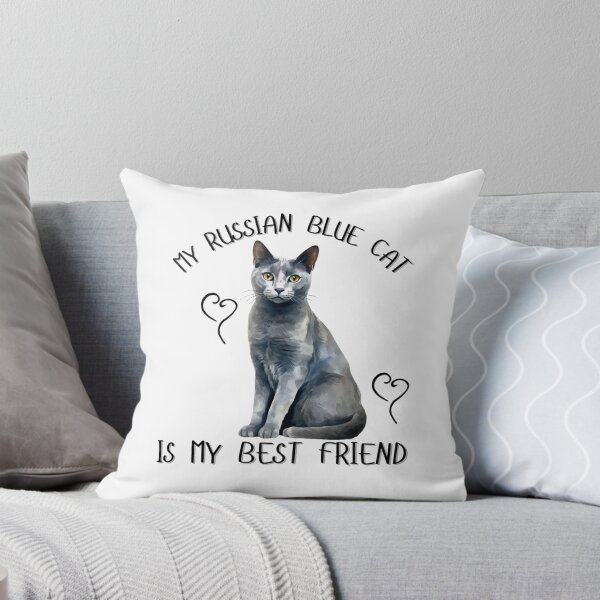 Item preview, My Russian Blue Cat Is My Best Friend designed and sold by Viikis.